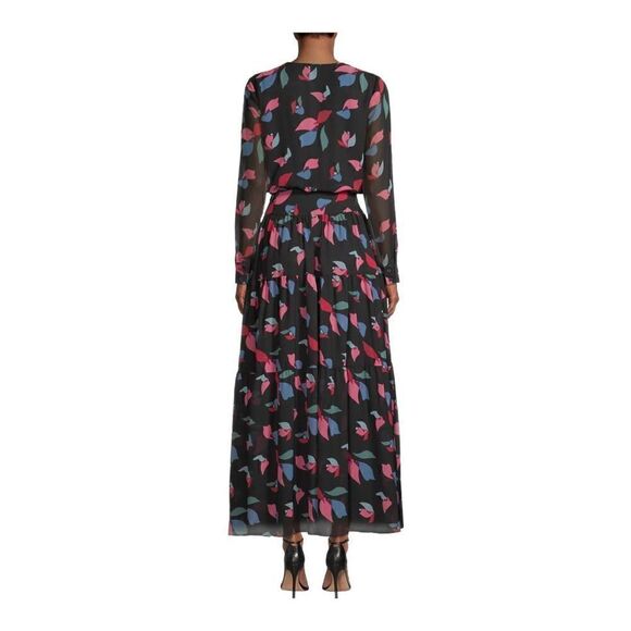 Emporio Armani Printed Chiffon Dress size 12 (48) NWT - Picture 3 of 7